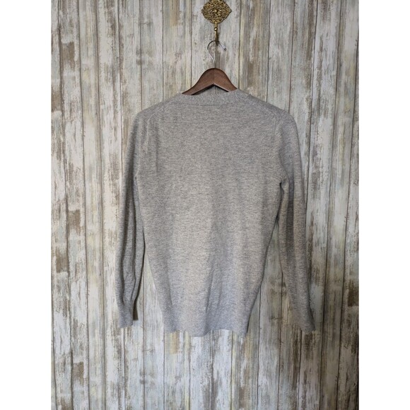 J. Crew Mercantile Gray Wool Blend Button Down Cardigan Sweater Academia Size XS - Picture 4 of 7